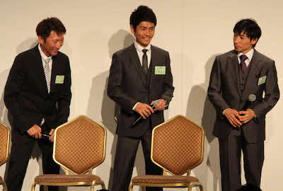 蛯名正義騎手、戸崎圭太騎手、内田博幸騎手がトーク　司会の徳光「この3騎手でストップルメールお願いします」